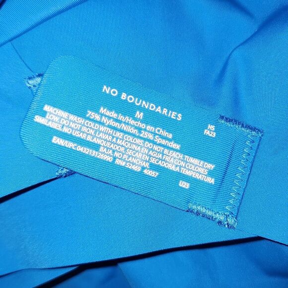 No Boundaries Junior's Wire-Free Bonded Voop Bralette, Size XXL - Picture 7 of 14